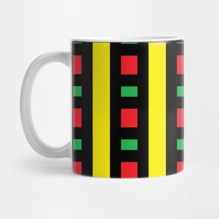 Rasta Africa abstract art design Mug